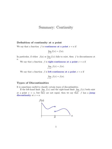 An In Depth Explanation Of Continuity Definitions Types Of