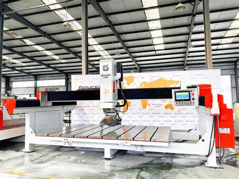 Ganger Cnc 5 Axis Bridge Saw Machinery Granite Gq 3220c Bridge Saw