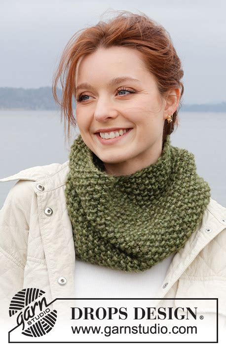 Warm Hug Neck Warmer Drops 242 54 Free Knitting Patterns By Drops