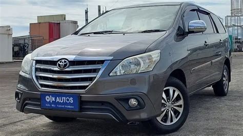 OLX AUTOS TDP 9 JT Toyota Kijang Innova 2 0 G Bensin Abu 2015 Mobil