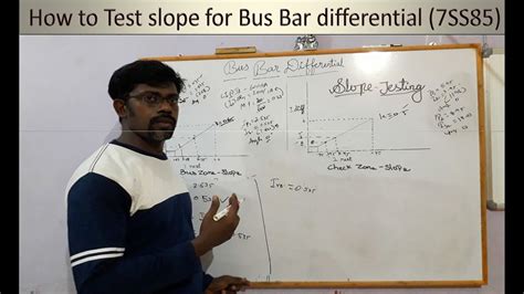 How To Test Slope For Bus Bar Differential Protection Siemens 7ss85