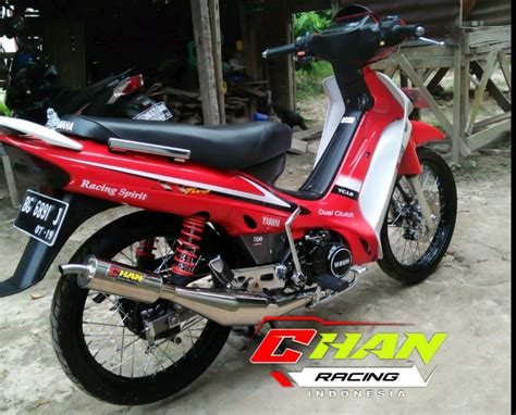 Modifikasi Motor Fiz R Warna Ungu Roda2Part