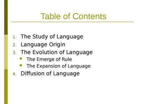 Evolution Ppt 79109 | Evolution Of Language