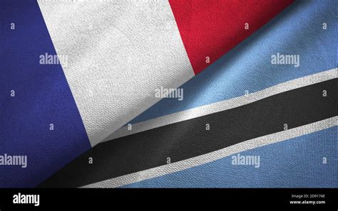 Bandera de botswana de francia fotografías e imágenes de alta