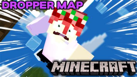 Playing A Minecraft Dropper Map Youtube