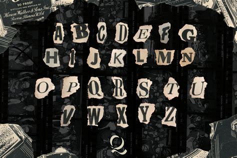 Vintage Ransom Note Alphabet Vintage Lettering Lettering Alphabet