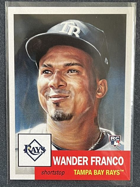 Topps Living Set Wander Franco Rc Tampa Bay Rays Rookie Card