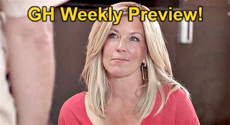 General Hospital Preview Week Of May Carly Visits Brennan John