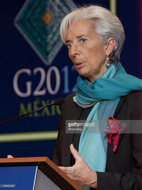 Christine Lagarde Managing Director Of The International Monetary Fund