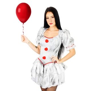 Fantasia Palha O It A Coisa Feminina Adulto Vestido Halloween Palha O