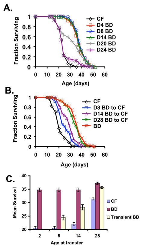 Dietary Restriction By Bacterial Food Deprivation Bd Extends Life Download Scientific Diagram