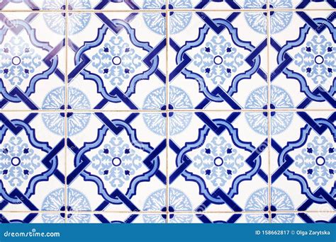 Azulejos Decorativos Tradicionais Portugueses Imagem De Stock Imagem