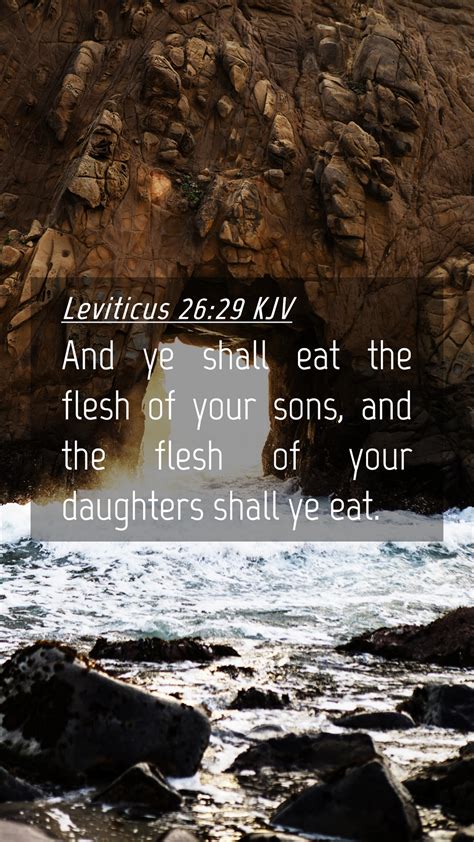 Leviticus Kjv Mobile Phone Wallpaper And Ye Shall Eat The Flesh