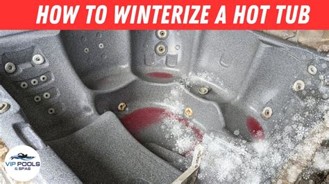 How To Winterize A Hot Tub Winterizing A Hot Tub For Winter Closing