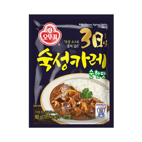 5325 Ottogi Rich Flavor Aging Curry Medium 80g 오뚜기 3일숙성카레 약간매운맛3~4인분