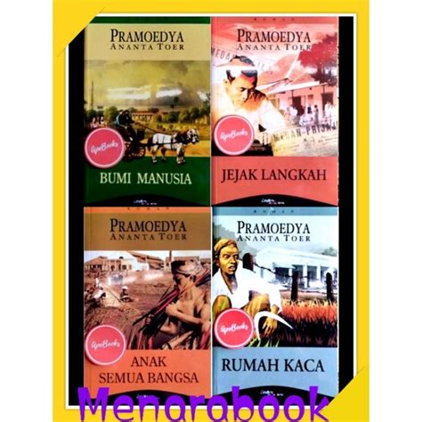 Jual Tetralogi Novel Pramudya Pramoedya Ananta Toer Bumi Manusiai