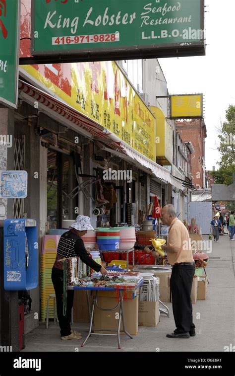 Chinatown Toronto Canada Stock Photo Alamy