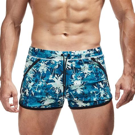 Aimpact Mens Swim Trunks Quick Dry Running Shorts Vintage Sexy Shorts