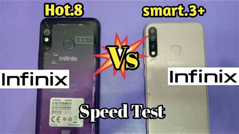 Infinix Hot 8 Vs Infinix Smart 3 Plus Speed Test And Comparison YouTube