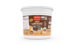 Recheio Chocolate 2kg Aurea Alimentos