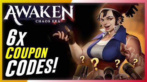 Awaken Chaos Era Cbt 6 Coupon Codes Redeem For Great Rewards Youtube