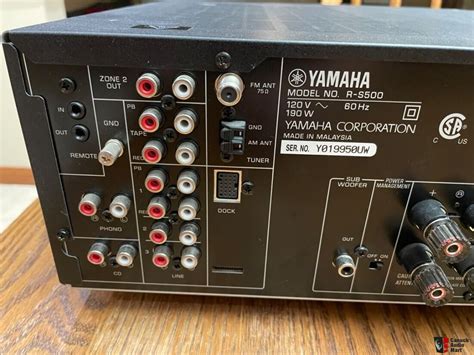 Yamaha R S500 Receiver Photo 4703892 Canuck Audio Mart