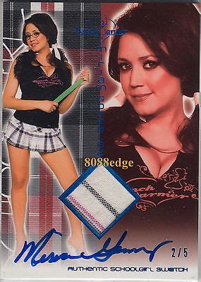 Benchwarmer School Girl Swatch Auto Miriam Gonzalez