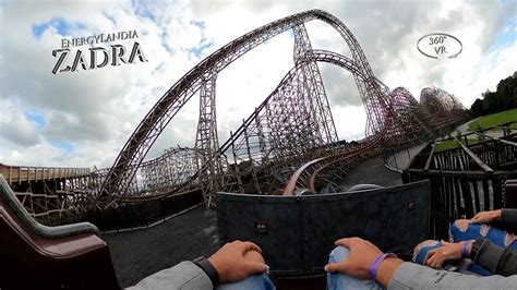 EnergyLandia Zadra Roller Coaster 360 VR POV Onride Roller Coasters