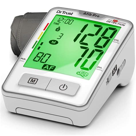 Dr Trust Usa Afib Pro Atrial Fibrillation Digital Bp Monitor 102