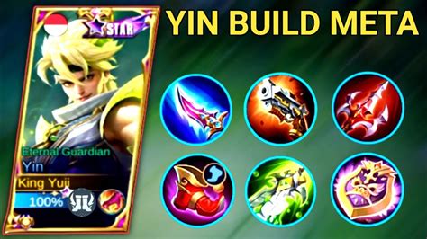 21 KILL NEW BUILD TOP 1 GLOBAL YIN NLBB TUTORIAL CARA COMBO ROTASI DAN