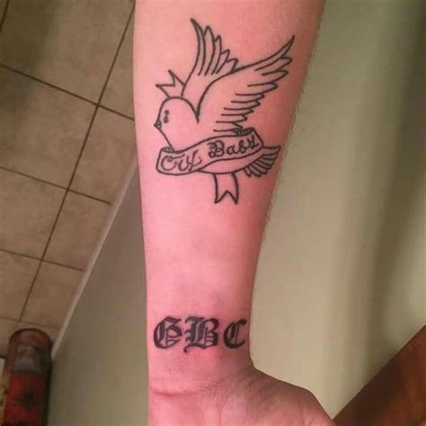 Lil Peep Crybaby Tattoo Actionmine