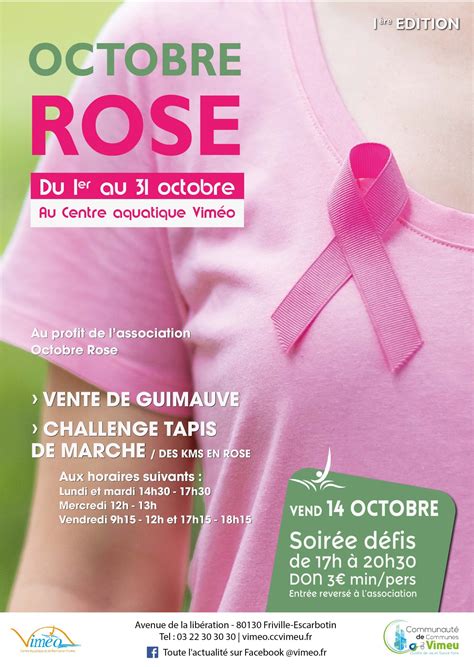 Octobre Rose Communautés de Communes du Vimeu