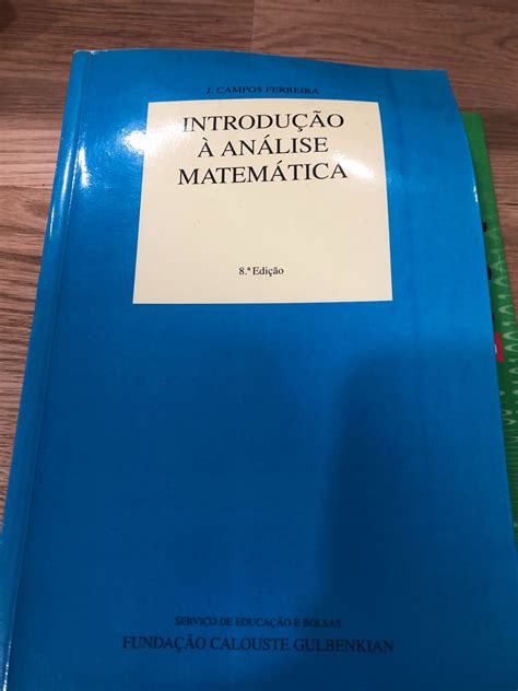 Livro An Lise Matem Tica Odivelas Olx Portugal