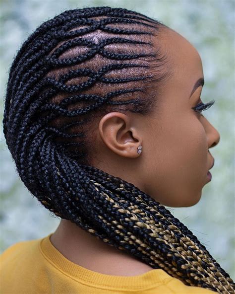 Criss Cross Cornrow Braids Cute Cornrows Two Cornrow Braids Natural