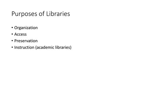 Library types | PPT