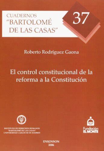 Lusarbigi Libro El Control Constitucional De La Reforma A La