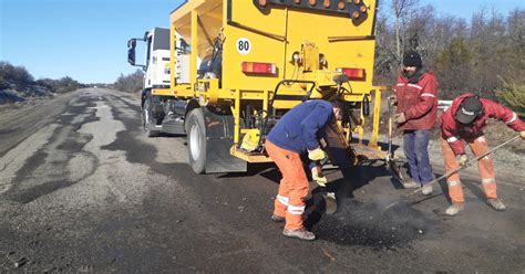 Ruta 40 Realizan Bacheo En Las Zonas Mas Complejas