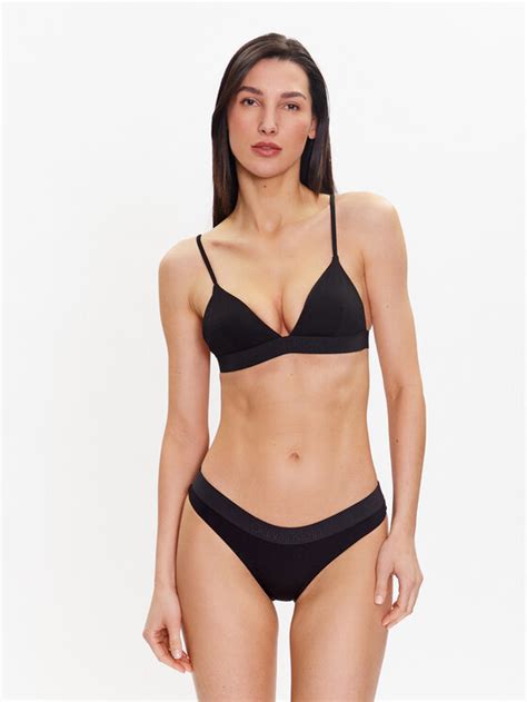 Calvin Klein Swimwear Bikini Partea De Sus KW0KW02029 Negru Modivo Ro