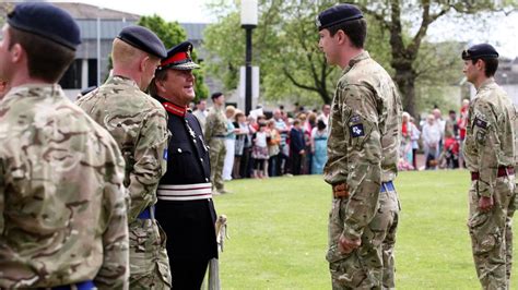 BBC News Campaigners Support Welsh Cavalry Homecoming Parade In Swansea