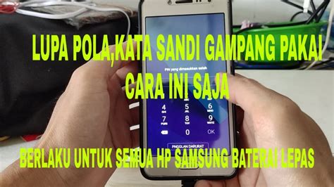 CARA MEMBUKA POLA SAMSUNG J2 PRIME HARD RESET HAPUS POLA KATA SANDI YG