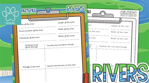 The River Nile Fact File Template Teacher Made Twinkl 43 Off