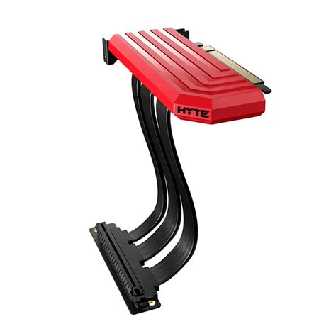 Cable Riser De Lujo Hyte Pcie Color Rojo Acc Hyte Pcie R