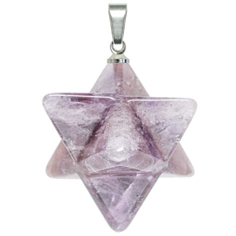 Pendentif Toile Merkaba En Am Thyste Nature D Couvertes