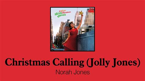 추워지니까 생각나는 그날 노라 존스 Norah Jones Christmas Calling Jolly Jones