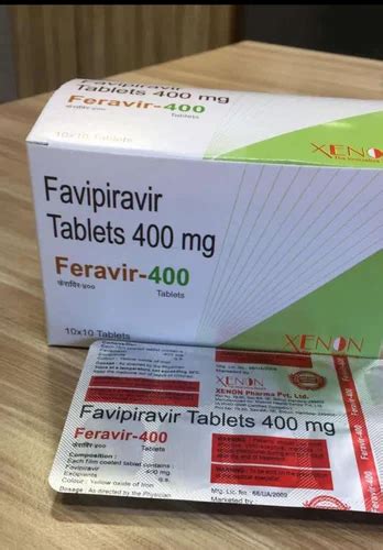 Feravir Favipiravir 400 Mg Tablets At Rs 1060 Box Of 100 Pieces