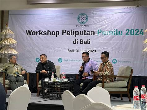 Workshop Peliputan Pemilu 2024 Di Bali Menangkal Berita Hoaks Dan