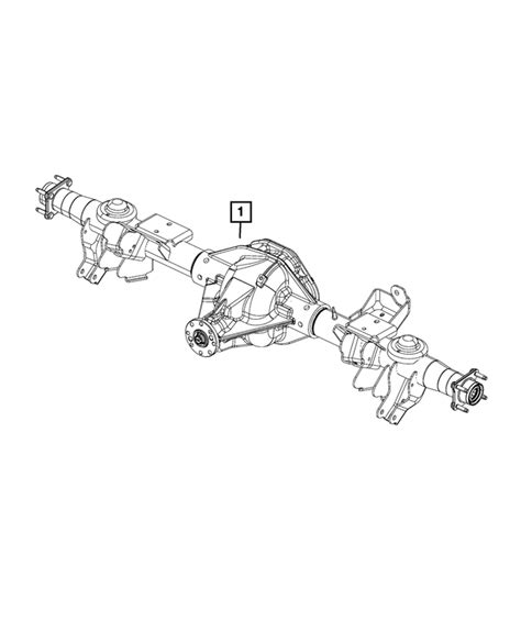 Ram Rear Complete Axle Assembly Ag Mopar Estore