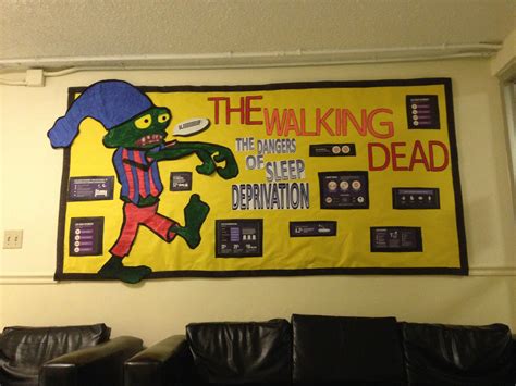 Ra Bulletin Board Dangers Of Sleep Deprivation Especially During Exams