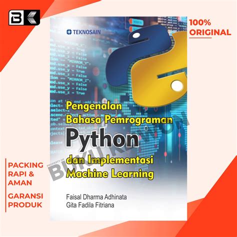 Jual Buku Pengenalan Bahasa Pemrograman Python Dan Implementasi Machine