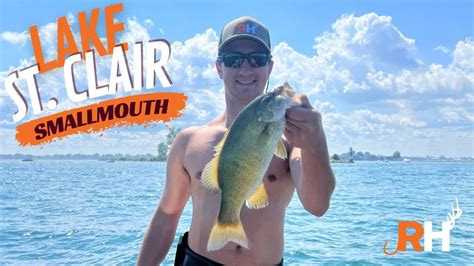 Lake St Clair Smallmouth Bass Fishing Summer Time Bass Manager